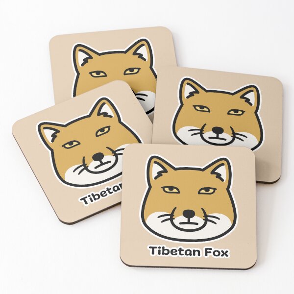 Item preview, Unimpressed Tibetan Fox Face designed and sold by OEKAKIYASAN.