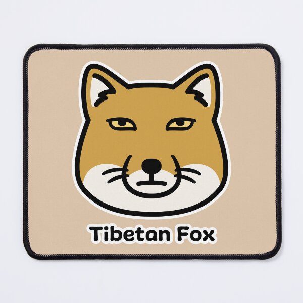 Item preview, Unimpressed Tibetan Fox Face designed and sold by OEKAKIYASAN.