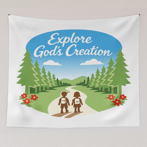 Item preview, Explora la creación de Dios: Aventura infantil en el bosque designed and sold by FunFitLife Studio.
