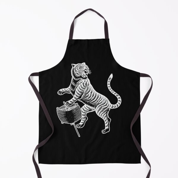 Item preview, Asian Tiger Playing Drum designed and sold by Analog Aura .