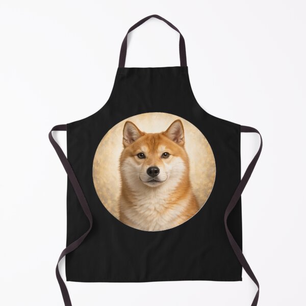 Item preview, Shiba Inu Quiet Confidence – Realistic Dog Circle Art designed and sold by TheJoyfulPen.