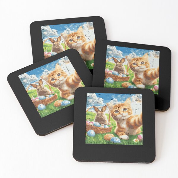Item preview, Easter Bunny Cat Selfie Cute Rabbit Kitten Meme Women Girls designed and sold by Goleon12.