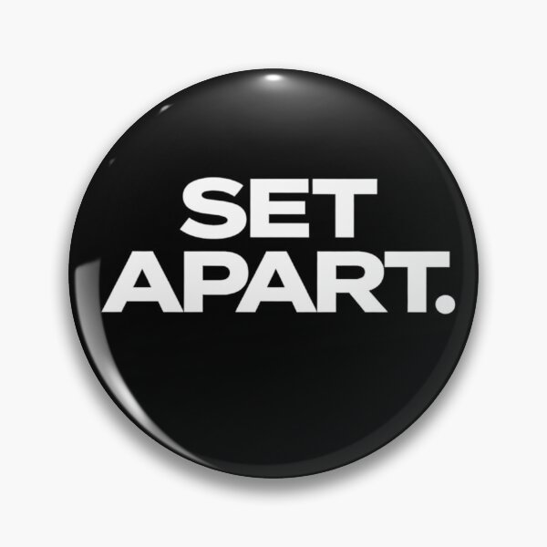 Item preview, Set Apart – Christian Faith Identity Bible Verse Design designed and sold by astersgraphics.