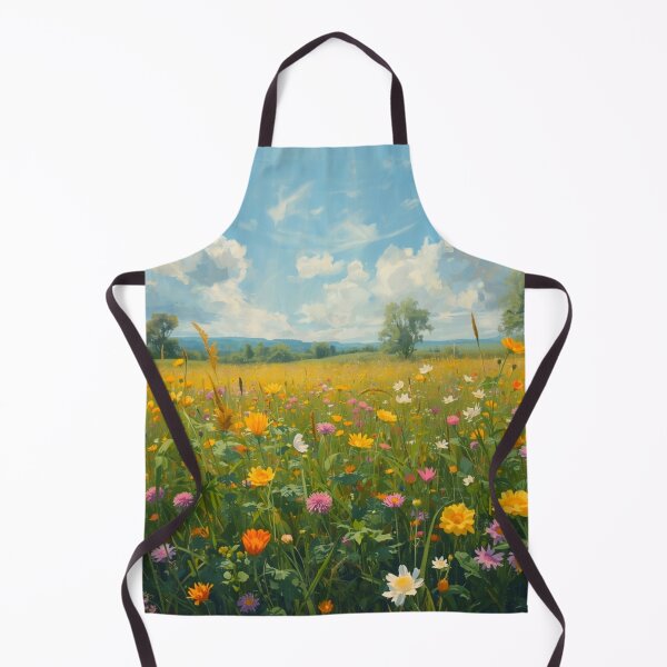 Item preview, Vibrant Wildflower Meadow - Sunlit Impressionist Landscape designed and sold by Specialdesign10.