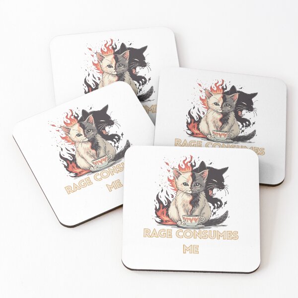 Item preview, Cute cat rage consumes me! designed and sold by zingbing.