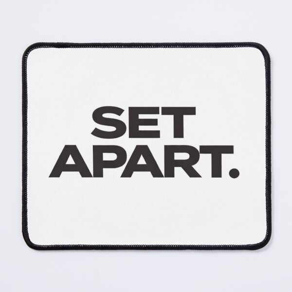 Item preview, Set Apart – Christian Faith Identity Bible Verse Design designed and sold by astersgraphics.