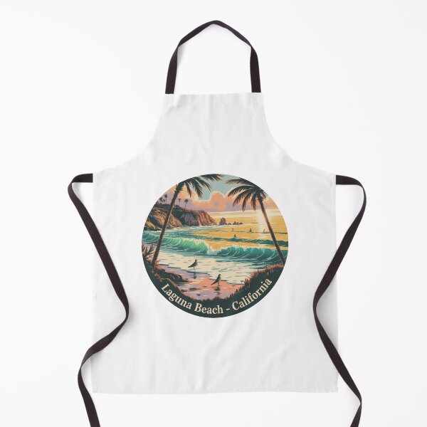 Item preview, Laguna Beach California: Vibrant Coastal Sunset Illustration designed and sold by CircinusStore.