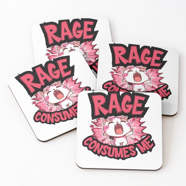 Item preview, Cute cat rage consumes me! designed and sold by zingbing.