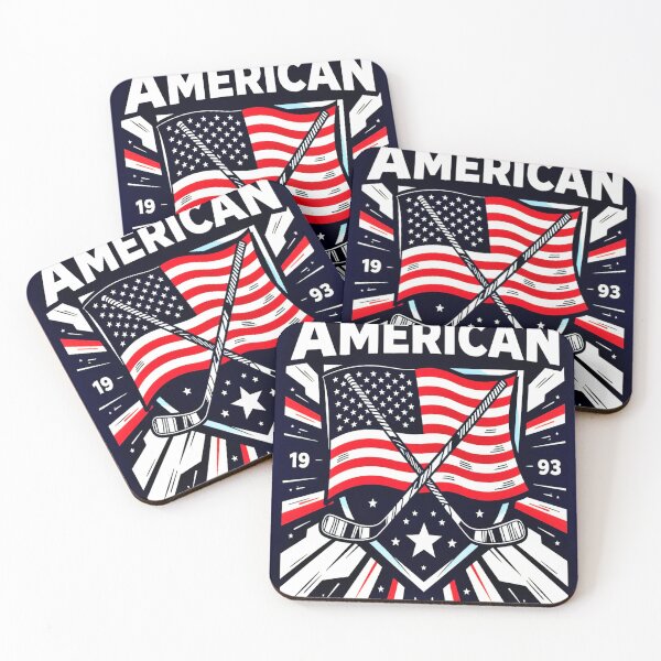 Item preview, Usa hockey t-shirt and stickers designed and sold by Khalid lq.