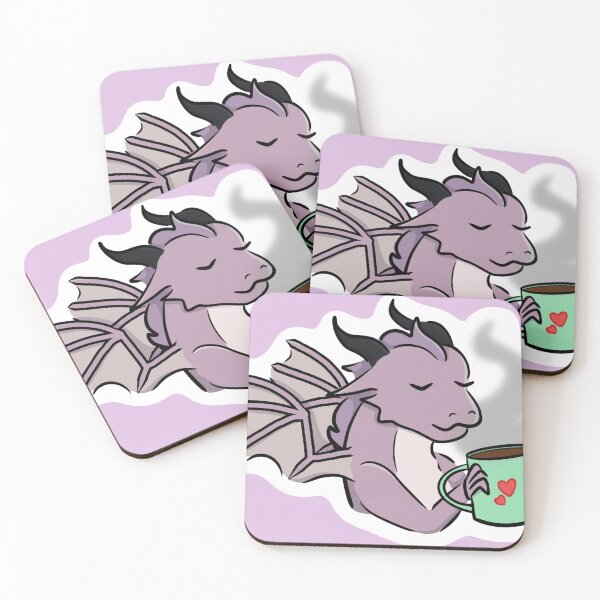 Item preview, Dragon Drinking Cocoa designed and sold by Addi Does Art.
