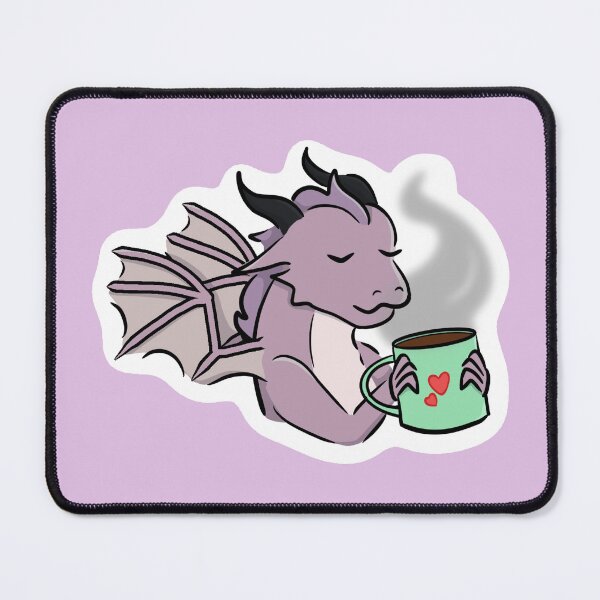 Item preview, Dragon Drinking Cocoa designed and sold by Addi Does Art.