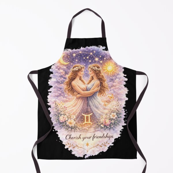 Item preview, Gemini Zodiac Sign Watercolor Art – Celestial Twins Astrology Illustration, Gemini Birthday Gift, Air Sign Wall Decor designed and sold by ChemiroL.