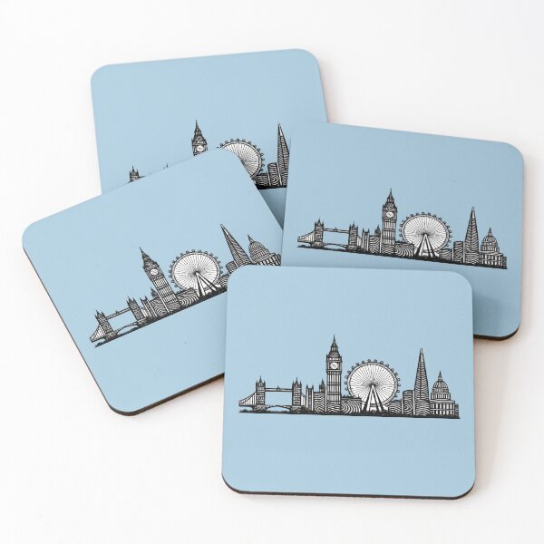 Item preview, London Fingerprint Skyline | Modern City Print | Minimalist Urban Art | City Identity Wall Art | City Prints Series designed and sold by Dream Circuit .