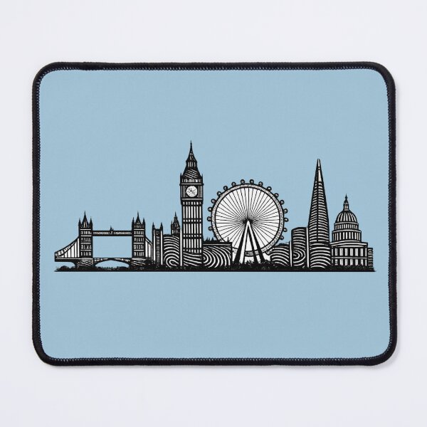 Item preview, London Fingerprint Skyline | Modern City Print | Minimalist Urban Art | City Identity Wall Art | City Prints Series designed and sold by Dream Circuit .