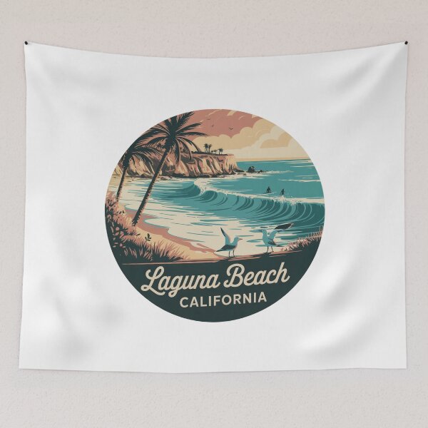 Item preview, Laguna Beach California: Sunlit Shores designed and sold by CircinusStore.
