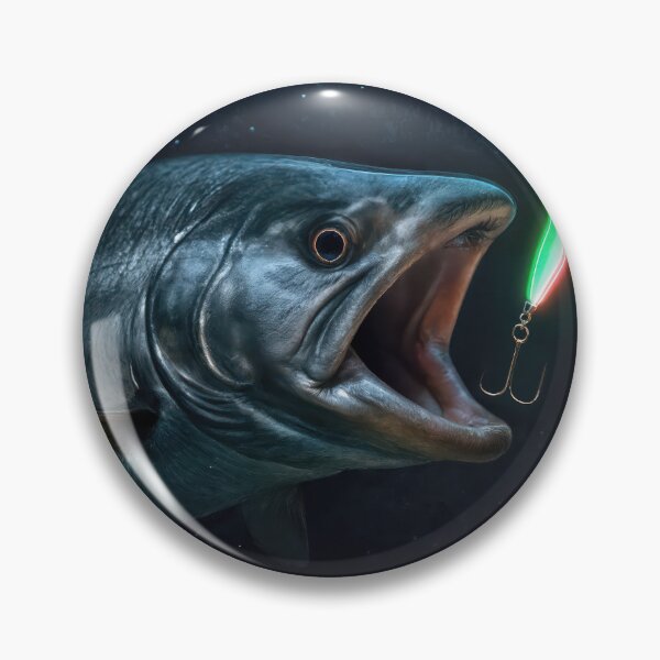 Item preview, Big Fish  Chasing a Neon Lure designed and sold by Maria Dryfhout.