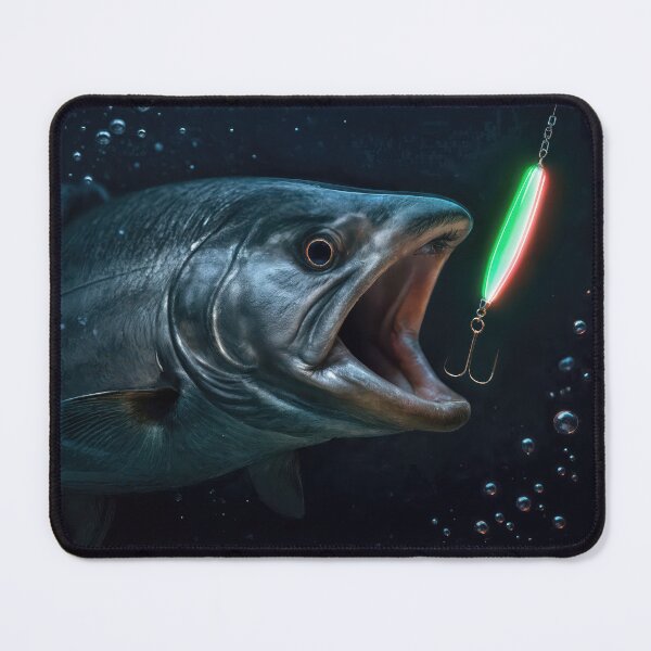 Item preview, Big Fish  Chasing a Neon Lure designed and sold by Maria Dryfhout.