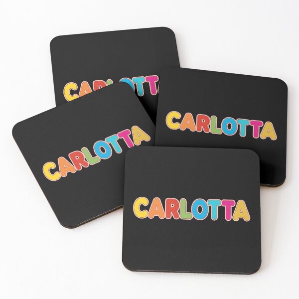 Item preview, ❤️ Carlotta Personalized Name Wavy Retro Shirt, Coffee Mug, Sticker Gift designed and sold by HelixPedia.