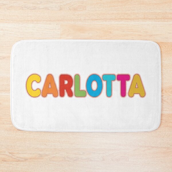 Item preview, ❤️ Carlotta Personalized Name Wavy Retro Shirt, Coffee Mug, Sticker Gift designed and sold by HelixPedia.