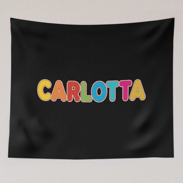 Item preview, ❤️ Carlotta Personalized Name Wavy Retro Shirt, Coffee Mug, Sticker Gift designed and sold by HelixPedia.
