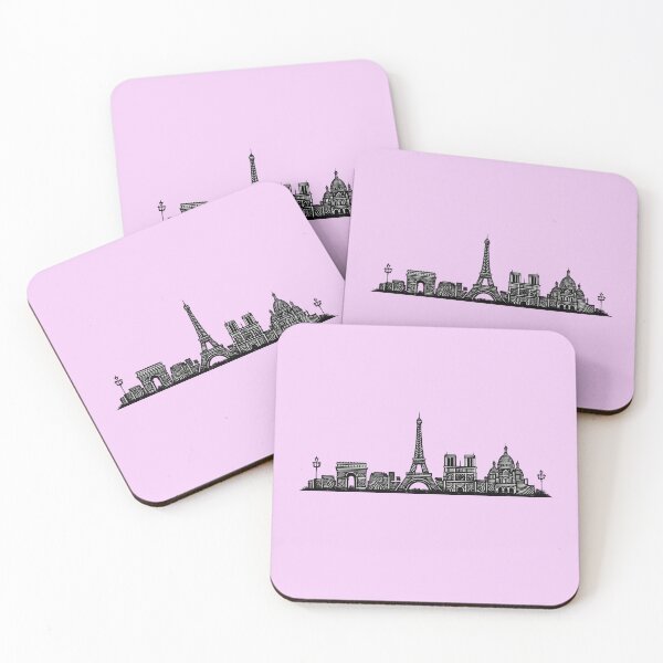 Item preview, Paris Fingerprint Skyline | Modern City Print | Minimalist Urban Art | City Identity Wall Art | City Prints Series designed and sold by Dream Circuit .