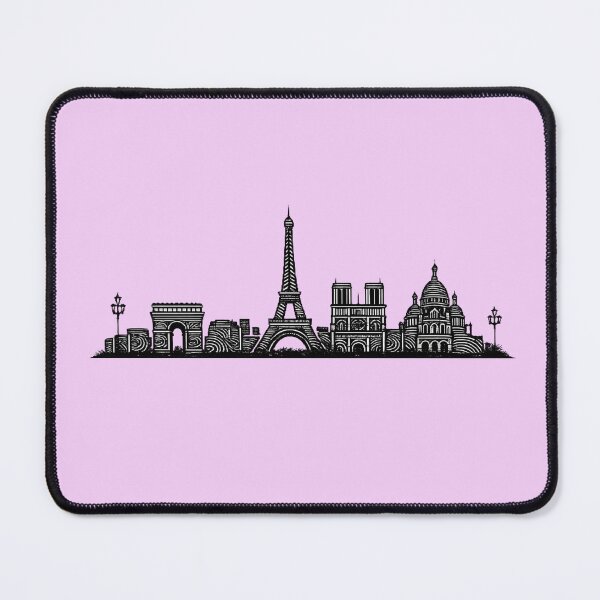 Item preview, Paris Fingerprint Skyline | Modern City Print | Minimalist Urban Art | City Identity Wall Art | City Prints Series designed and sold by Dream Circuit .