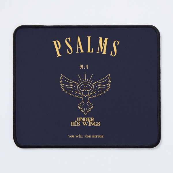 Item preview, Psalm 91:4 Under His Wings - Christian Bible Verse Faith Art designed and sold by UNITEDTASTES.