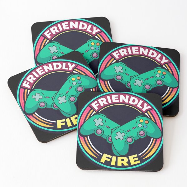 Item preview, Friendly Fire Retro Controller Badge  designed and sold by Nol1ytv.