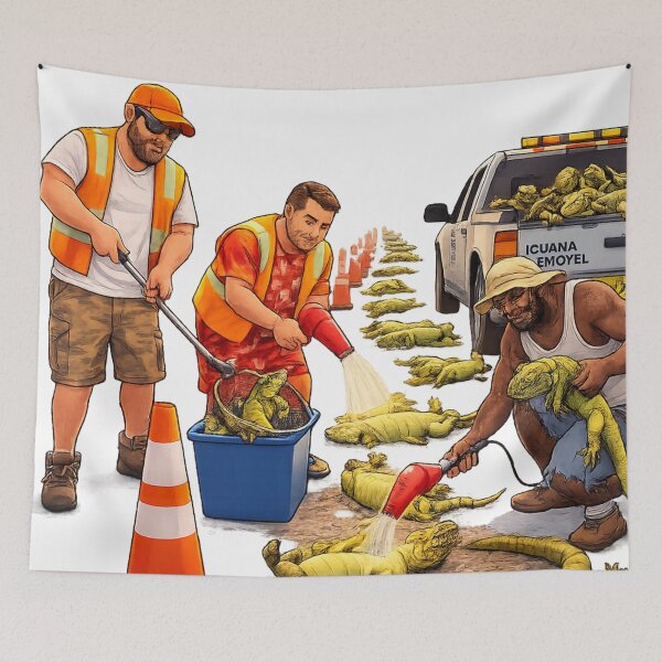 Item preview, Cold time in Florida for iguanas designed and sold by FoxstarRavas.