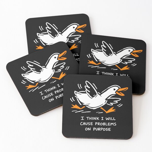 Item preview, I Think I Will Cause Problems On Purpose Funny Goose designed and sold by WavesStation.
