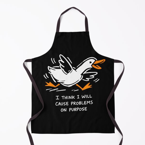 Item preview, I Think I Will Cause Problems On Purpose Funny Goose designed and sold by WavesStation.