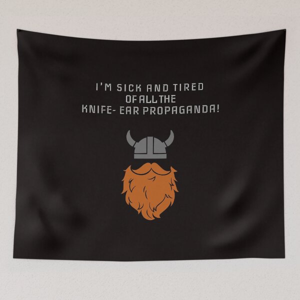 Item preview, Dang Knife-Ears... designed and sold by CrackedTuskTees.