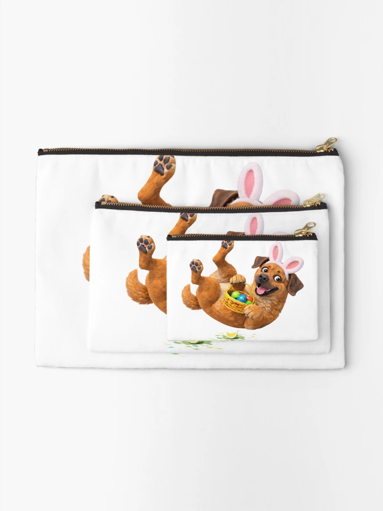 Thumbnail 2 of 4, Zipper Pouch, Easter Rhodesian Ridgeback designed and sold by Sillytoe.