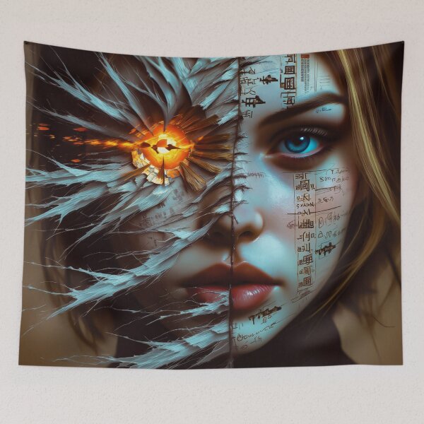 Item preview, Burning Point: Fractured Mind in Transformation designed and sold by Insomnia Art Designs.