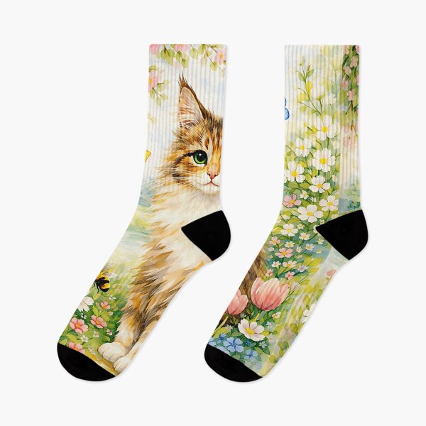Item preview, Spring Garden Maine Coon designed and sold by rmoneeshop.