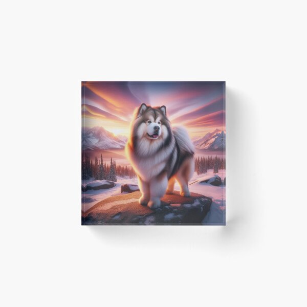 Item preview, Alaskan Malamute – Winter Wilderness Emblem designed and sold by Dogandesighn.