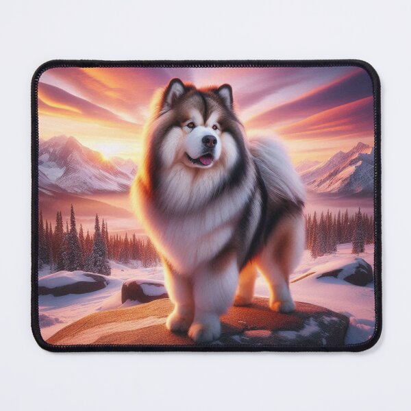 Item preview, Alaskan Malamute – Winter Wilderness Emblem designed and sold by Dogandesighn.
