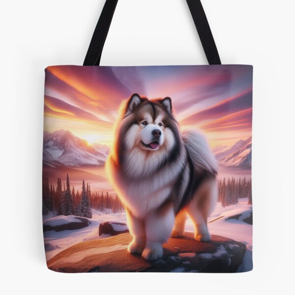 Item preview, Alaskan Malamute – Winter Wilderness Emblem designed and sold by Dogandesighn.