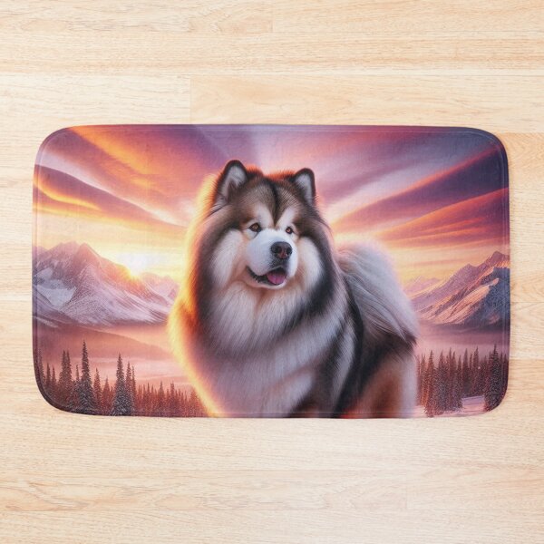 Item preview, Alaskan Malamute – Winter Wilderness Emblem designed and sold by Dogandesighn.