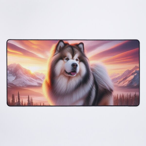Item preview, Alaskan Malamute – Winter Wilderness Emblem designed and sold by Dogandesighn.