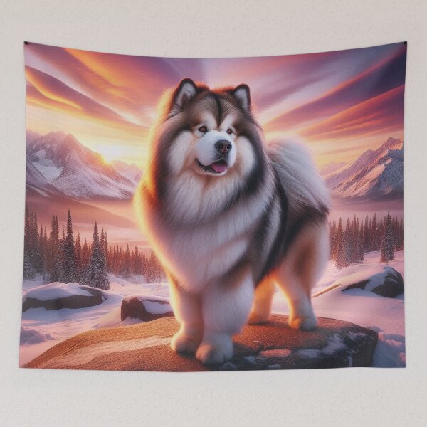 Item preview, Alaskan Malamute – Winter Wilderness Emblem designed and sold by Dogandesighn.