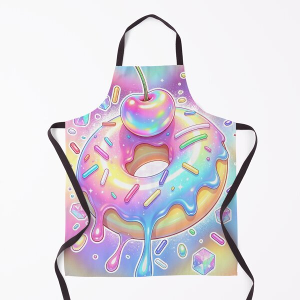 Item preview, Rainbow Slime Donut Cherry Glow designed and sold by CoquetteLunaCo.