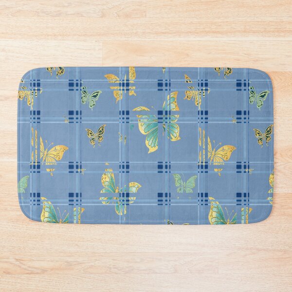 Item preview,  Butterfly dizain blue pattern art  designed and sold by Natart1004.