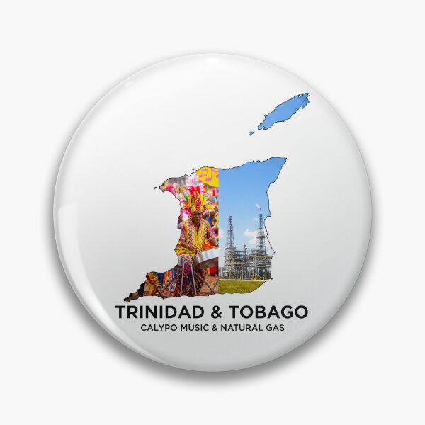 Item preview, Trinidad and Tobago Map Calypso Music and Natural Gas Art designed and sold by AbulailArt.