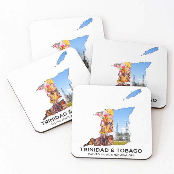 Item preview, Trinidad and Tobago Map Calypso Music and Natural Gas Art designed and sold by AbulailArt.