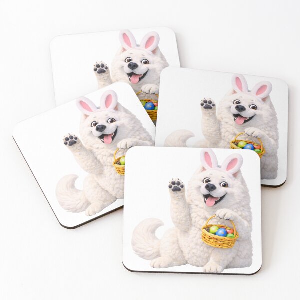 Item preview, Easter Samoyed designed and sold by Sillytoe.