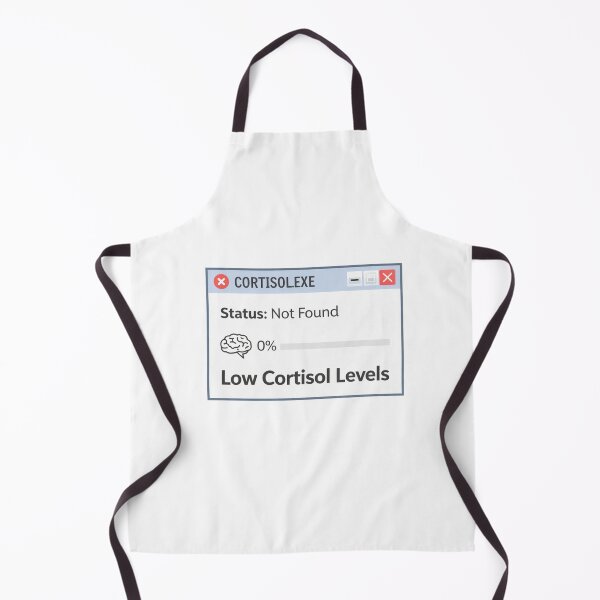 Item preview, CORTISOL.EXE Not Found - Low Cortisol Levels Tech Stress Humor Design designed and sold by VisqweaR.