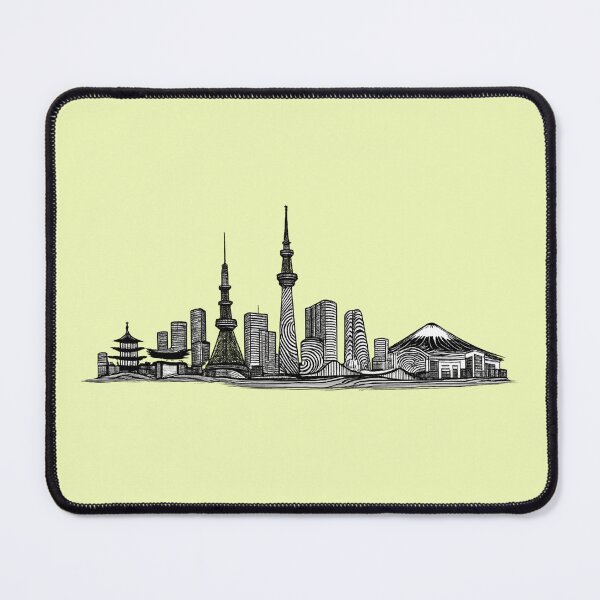 Item preview, Tokyo Fingerprint Skyline | Modern City Print | Minimalist Urban Art | City Identity Wall Art | City Prints Series designed and sold by Dream Circuit .