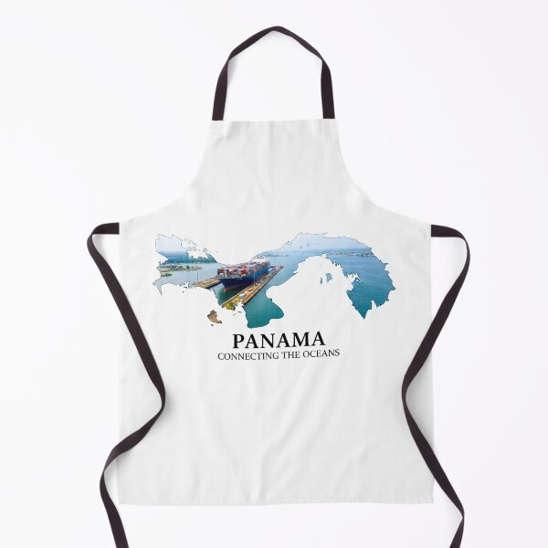 Item preview, Panama Map Connecting the Oceans and Canal Engineering Art designed and sold by AbulailArt.