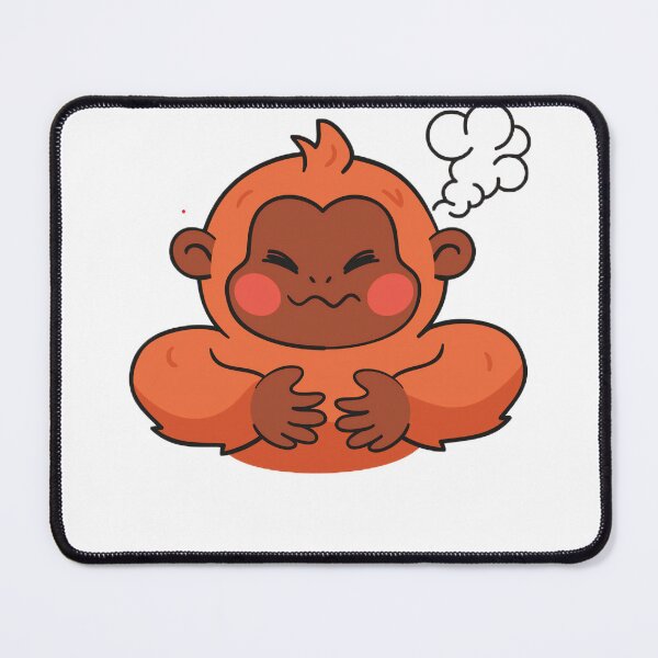 Item preview, Cute Angry Monkey Cartoon designed and sold by 1234saad.